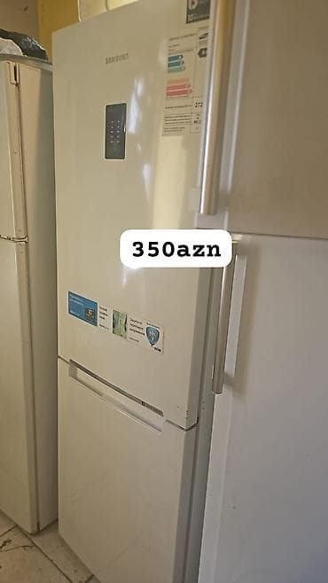 msi az: Samsung soyuducu. Ağ rəngli, alt donduruculu dizayna malik modeldir — 1