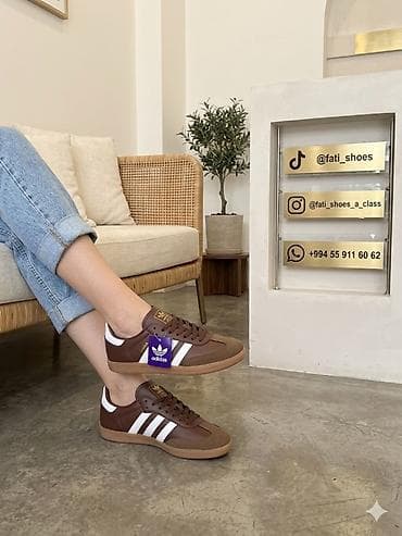 Məhsul: Adidas Samba kişi/qadın idman ayaqqabısı - Rəng: tünd qəhvəyi