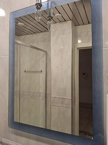 guzgu samdan: Güzgü Divar üçün, Düzbucaqlı, Hamam üçün, Naxışlı — 1
