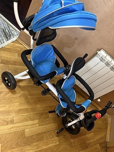 velasbetler: İkiuşaqlı uşaq velosipedi/üçtəkərli araba - Marka/model: JHAFULONG — 1