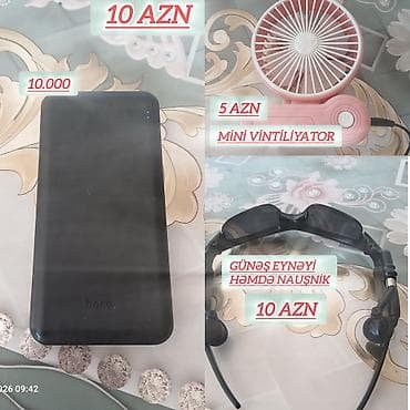 ucuz bluetooth qulaqlıq: Məhsulların təsviri: - Hoco powerbank – 10.000 mAh tutumlu, gövdədə — 1
