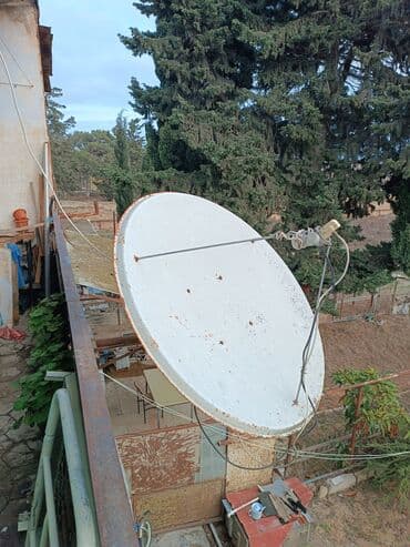 Peyk anteni və LNB dəsti - Diametr: təxminən böyük ölçülü ofset