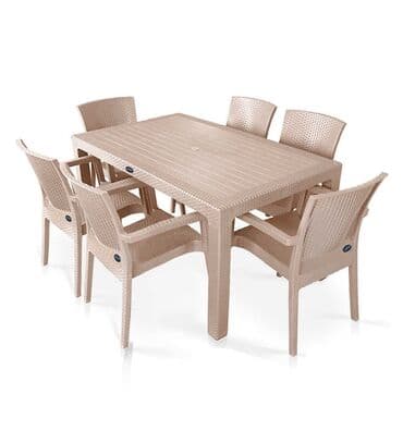 садовый стол: Türkiyə istehslı🇹🇷
Rattan dəsti (kapuçino rəngi) — 1
