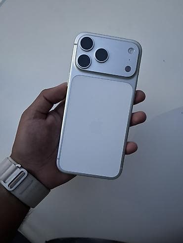 IPhone 17 Pro Max, 256 ГБ, White Titanium, Face ID at lalafo.az IPhone 17 Pro Max, 256 ГБ, White Titanium, Face ID