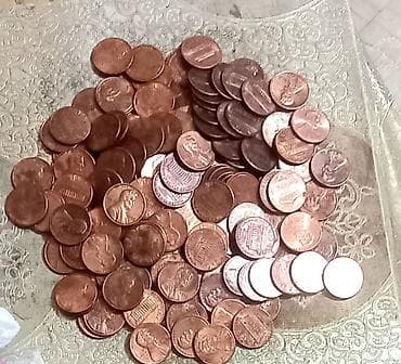 İncəsənət və kolleksiyalar: 150 ədəd ABŞ 1 senti - ABŞ-da, əmək haqqının yüksək olması və kard — 8