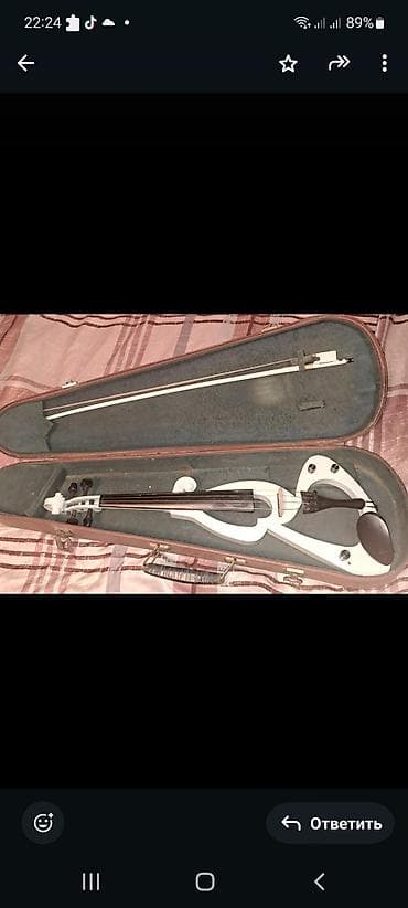 Fleytalar: Elektrik skripka – modern açıq gövdə dizaynı, ağ rəng. Dəst tərkibi: - — 2