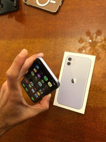 iphone se 2020 azerbaycan: IPhone 11, 64 GB, Çəhrayı, Zəmanət, Simsiz şarj, Face ID — 4
