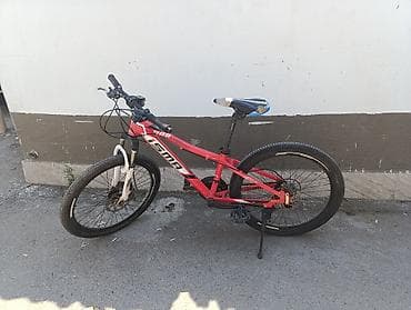 velosiped kameri: Qırmızı Asima dağ velosipedi - Çərçivə: yüngül lehimli, sloping — 1