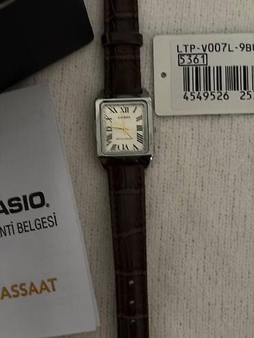 beli: CASIO qadın qol saatı – LTP-V007L-9BUDF yenidir, heç geyinməyib — 3