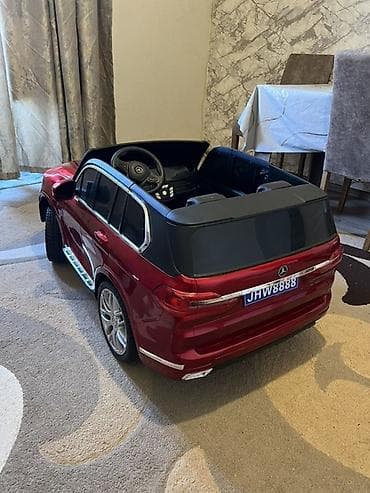 Игрушки: Uşaqlar üçün elektrikli minik avtomobili – qırmızı rəngli SUV tipli — 1