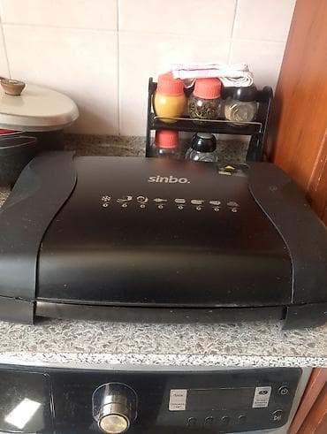 Техника и электроника: Sinbo elektrikli kontakt qril/toster - İki tərəfli qril səthi: üst və — 4