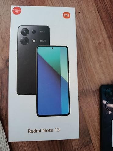 Redmi Note 13 Pro, 256 GB, rəng - Qara, Düyməli, Barmaq izi, İki sim kartlı