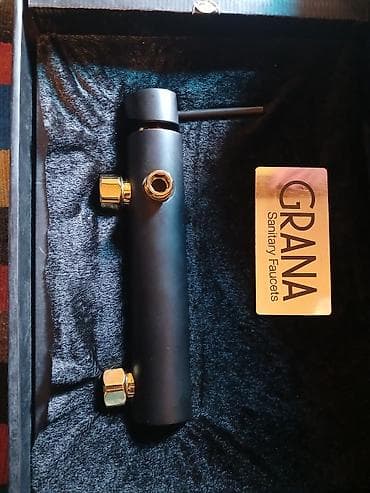 GRANA Sanitary Faucets – qara mat termostat qarışdırıcı gövdə -