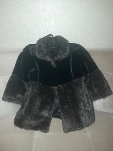 KÜRK -40-42 ölçü -Qısa və qolları 3/4 ölçülü -Qara və Leopardın