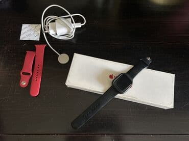 Мобильные телефоны: Смарт часы, Apple, Сенсорный экран, цвет - Красный — 3