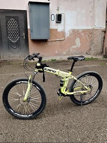 velosiped 25: Land markalı dağ velosipedi - Çərçivə: qatlanan full-suspension (ön — 1