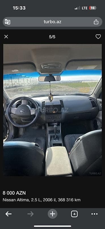 chery tiggo 2 pro: Nissan Altima: 2.5 l | 2006 il Sedan — 2
