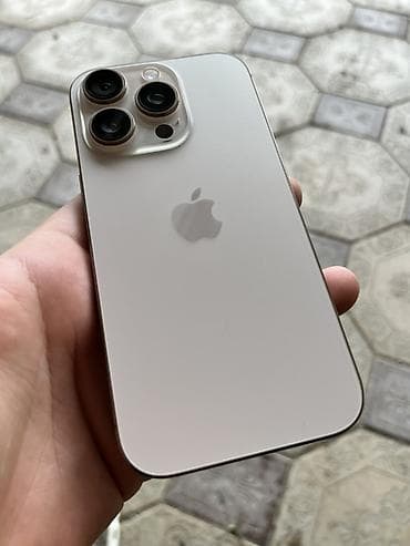 14 pro ayfon: IPhone 16 Pro, 128 GB, Desert Titanium, Face ID — 1