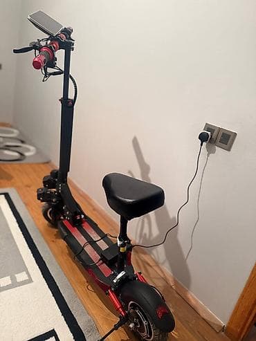 suktur: Elektrik skuter – güclü işıqlandırma və rahat oturacaqlı — 5