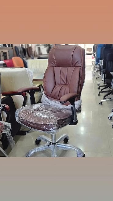 Ofis dolabları: Yeni, Təkərli, Qolları tənzimlənir, Dəri — 5