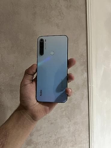 Kompüter, noutbuk və planşetlər: Redmi Note 8, 64 GB, rəng - Göy, Barmaq izi — 8