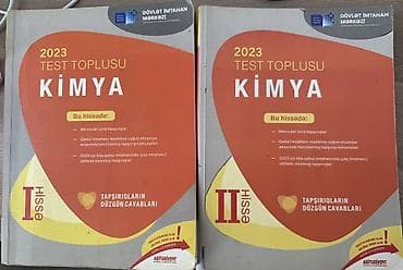 “Kimya 2023 Test Toplusu” – Dövlət İmtahan Mərkəzi nəşri, 2 hissə — 1
