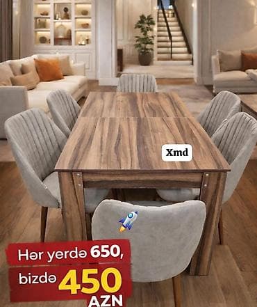 Mətbəx üçün, 6 stul — 1