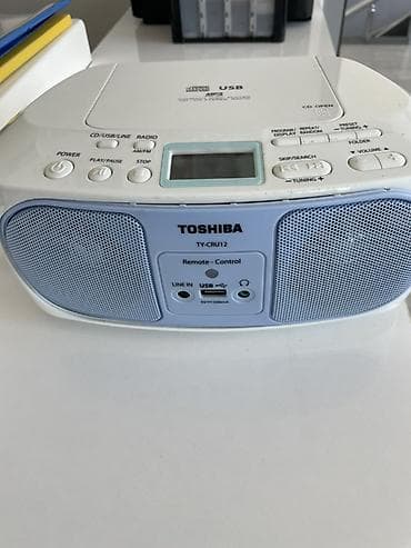aya mp3: Toshiba TY-CRU12 portativ musiqi mərkəzi - CD pleyer: Audio CD-ləri — 1