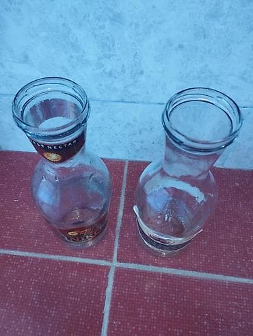 icki: UNIKO şirə butulkaları – 20 ədəd şüşə qab - Material: qalın, şəffaf — 2