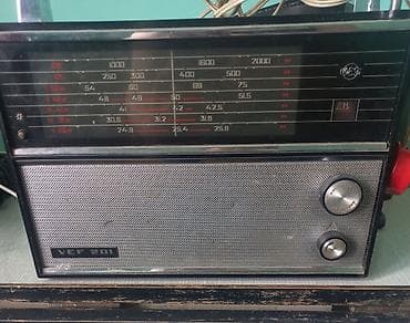 VEF 201 portativ radioqəbuledici - Klassik VEF 201 modeli, metal ön