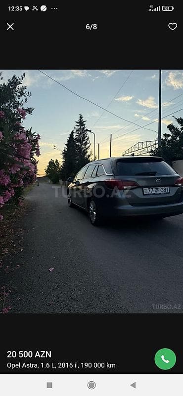 televizor pultlari: Opel Astra: 1.6 l | 2016 il Universal — 4