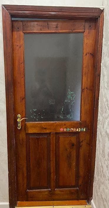 taxta tavan: İşlənmiş Otaq qapısı Ünvandan götürmə — 1