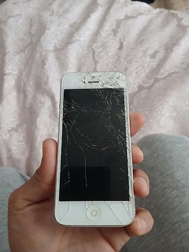 honor 400 lite buy: IPhone 5, Ağ, Qırıq — 1