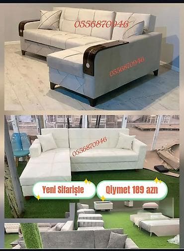 stul gence: Künc divan, Qonaq otağı üçün, Parça, Bazalı, Açılan, Kitab — 7