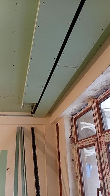mdf qapı: Xidmət: Alçıpan tavan və suvaq/aboy işləri - Alçıpan asma tavanların — 7