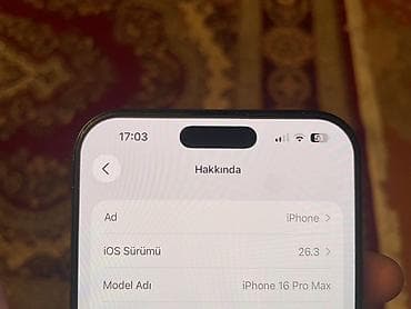basofka qutusu: IPhone 16 Pro Max, 256 GB, Black Titanium, Barmaq izi, Simsiz şarj, Face ID — 7