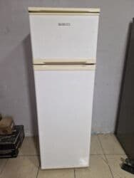 İşlənmiş 2 qapılı Beko Soyuducu Satılır, rəng - Ağ, Təkərli