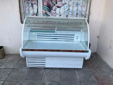 Rasilasma yolu ilə Soyuduculu vitrin (mağaza vitrin soyuducusu) - Ön