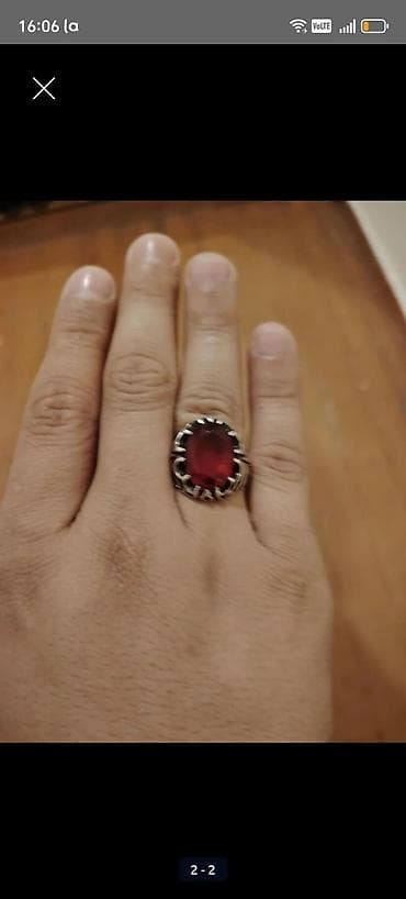 Üzük, Gümüş, Yaqut