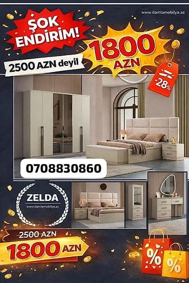 tap.az yataq mebelleri: İkinəfərlik çarpayı — 1