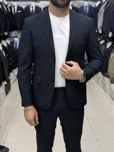 personaj geyimi: Kişi kostyum dəsti - Stil: Klassik, dar kəsim (slim fit) iki düyməli — 1