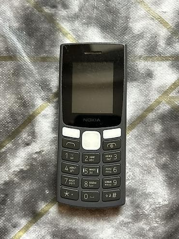 telefon şəmkir: Nokia 106, rəng - Qara, Düyməli — 1