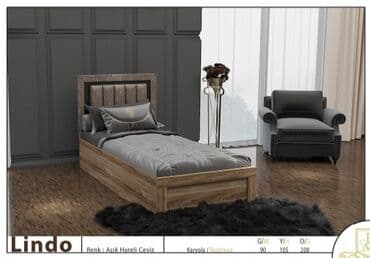 işlenmiş kravatlar: Yeni, Təknəfərlik çarpayı, Bazasız, Matras ilə, Siyirməsiz, Türkiyə — 1