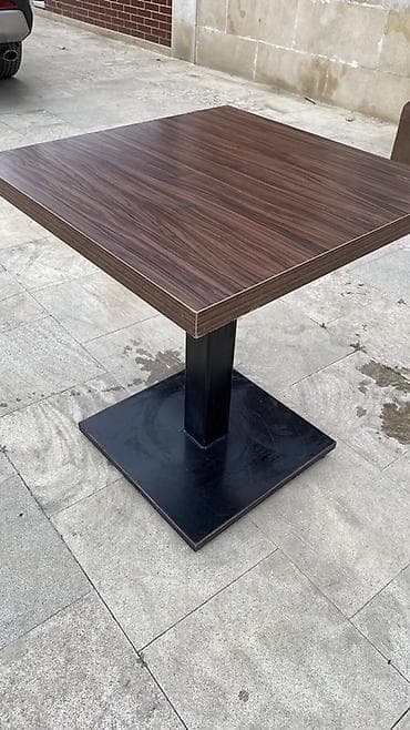 Kvadrat masa, Açılmayan, Teksturalı laminat