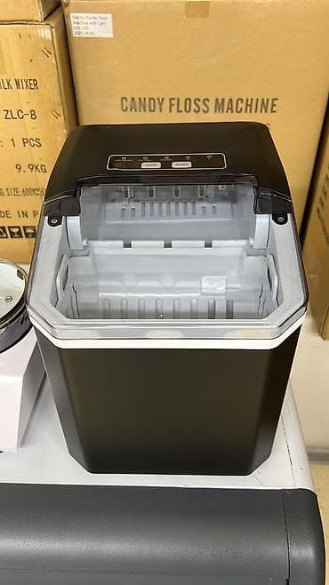 Restoran, kafe avadanlığı: Daşınan Buz Hazırlayan Cihaz – Kompakt stolüstü model - Rəng: qara — 3