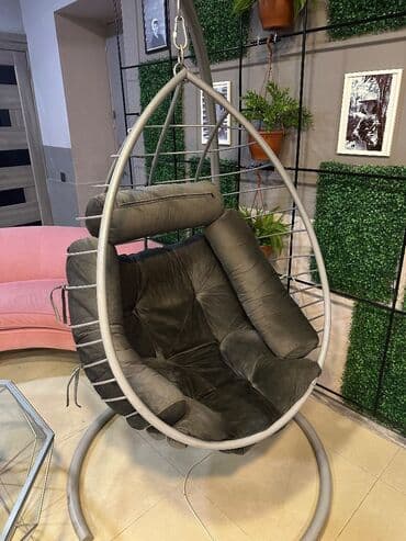 Oturacaq-yelləncək, Zontiksiz, Metal