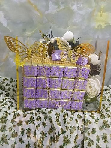 hediyye qutusu: Hədiyyə qutusu, rəng - Qızılı — 1