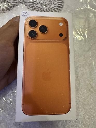 iphone x dubay: IPhone 17 Pro Max, 256 GB, Narıncı, Simsiz şarj, Face ID — 6