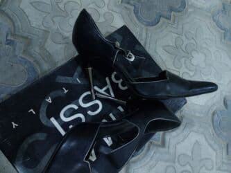 qadin pencekleri: Туфли, Размер: 35.5, цвет - Черный, Б/у — 2