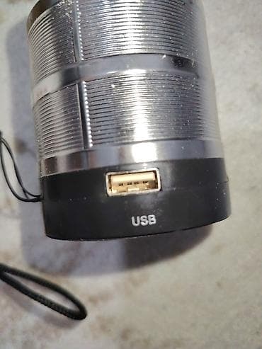 radio usb bluetooth: Mini Speaker WS-887 portativ akustik sistem - Kompakt silindrik — 4